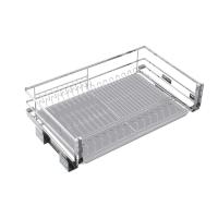 Выдвижная корзина д/посуды FLAT LINE SOFT 900 мм нерж.пруток CP хром (AKS, КИТАЙ)